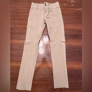 Taupe ladies skinny pants, size medium.